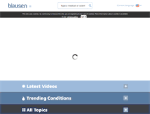 Tablet Screenshot of blausen.com